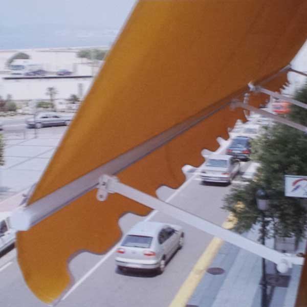 Toldo barandilla